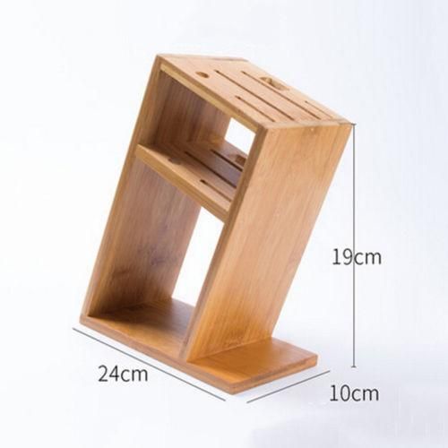 Kitchenware Multi-Purpose Bamboo Tool Holder Knife Rack Bh-4104