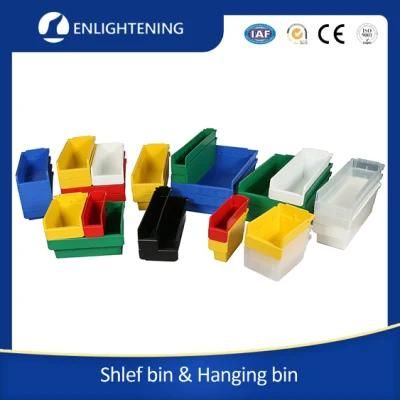 Automotive Electronics Pharmacy Plastic Spare Parts Shelf Racking Bins for Warehouse Organize Order Picking Box