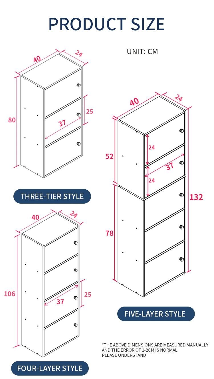 European Wooden Corner Modular Bookshelf Simple Modern Design Bookcase