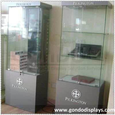 High Quality Sunglasses Display Stand with Glass Doors