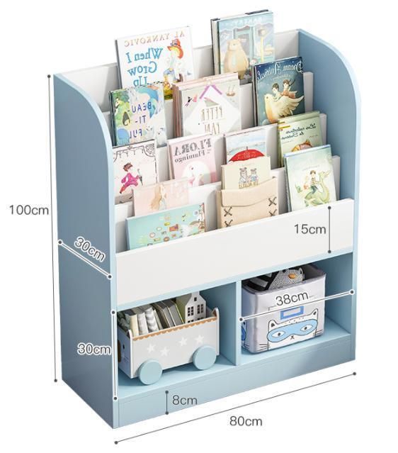 Children′ S Bookshelf, Picture Book Rack, Storage Rack, Shelves