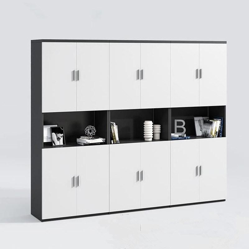 Office Use 2 Door Filing Storage Cupboard with 4 Adjustable Shelf