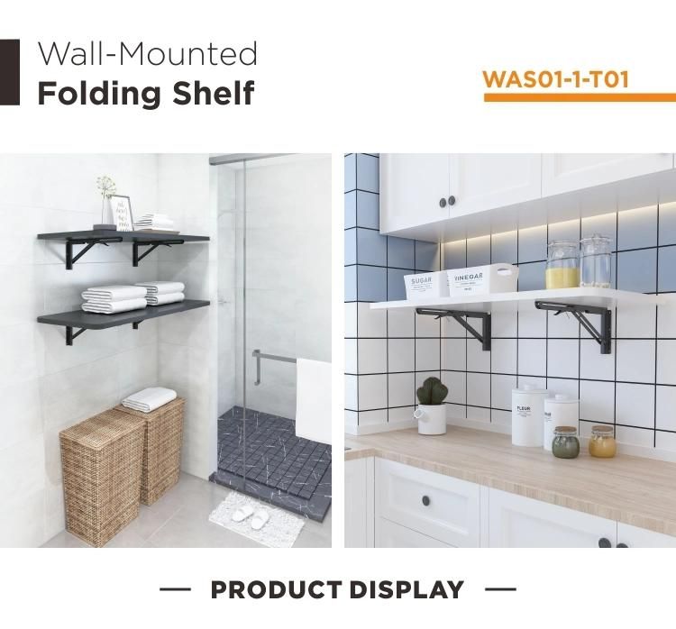 Wall Mount Storage Metal Folding Shelf