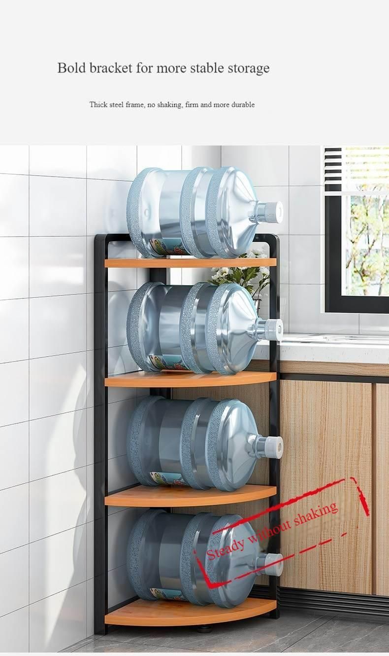 Microwave Oven Storage Rack Multi-Layer Kitchen Corner Rack
