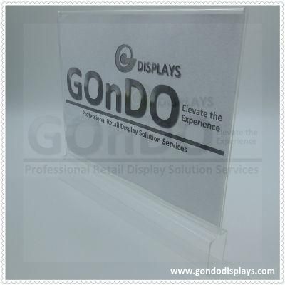 U Type A4 Clear Acrylic Desktop Display Sign Holder