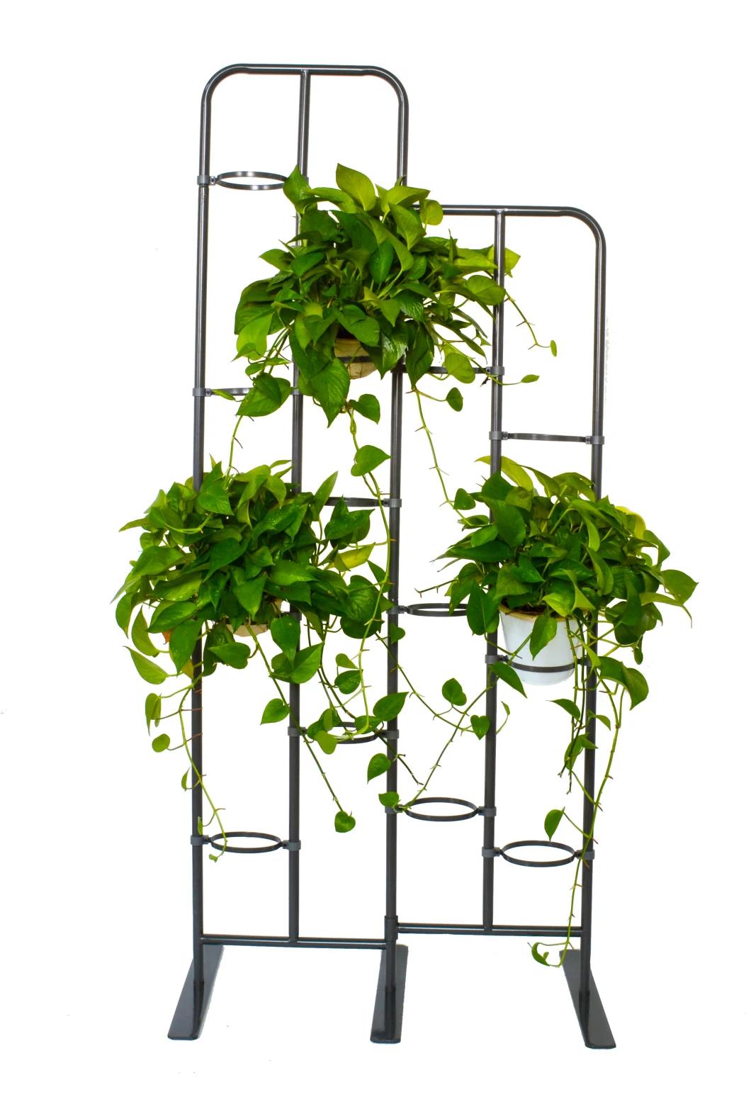 Outdoor and Indoor Floor-Standing Florist Flower Display Rack Plant Stand