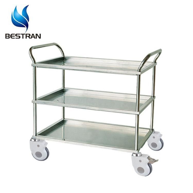 Bt-Gr003 Cheap Stainless Steel Goods Rack with Shelves Basket Goods Storage Rack Price