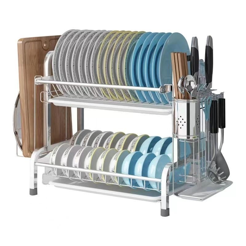 Kitchen Cabinet Organizer Dish Rack Stainless Steel Kitchen Dish Rack Dish Racks Over The Sink