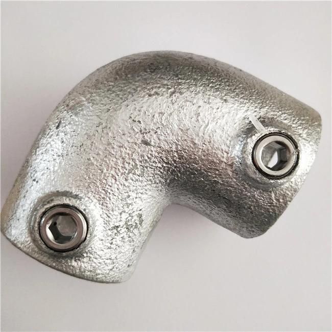 Black Coating Cast Iron Quick Release Single Pipe 26.9mm Galvanized Clamp Fittings