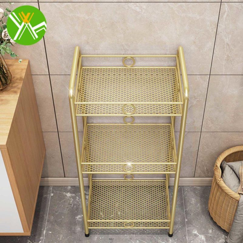 Multifunctional Rack Shelf Bathroom Luxury Gold Bathroom Rack for Bathroom Decoration