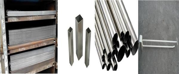 Customized 100% 304 Stainless Steel Exhibition Floor Universal Product Gondola Display Shelf Stand Rack