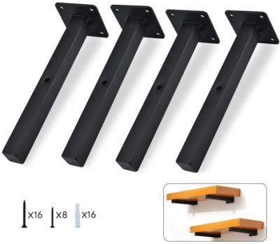 Heavy Duty Shelf Brackets Steel Floating Supports for Home Decor