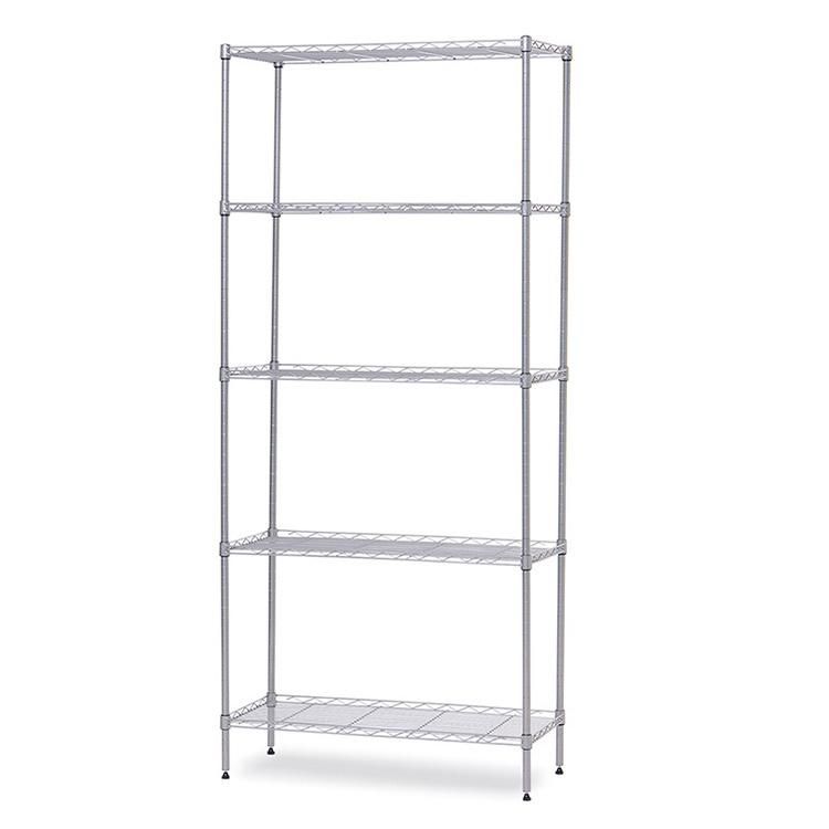 Folding Storage Rack Home Storage Foldable Kitchen Display Rack Shelf with Wheels Kitchen Organizer Shelf