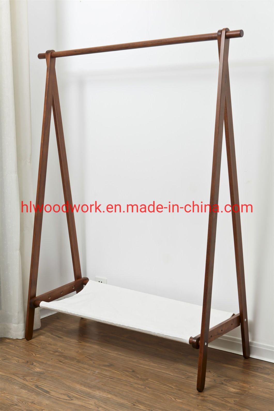 Beech Wood Stand Coat Rack Stand Hanger Foyer Furniture Brown Color Fabric Style Living Room Coat Rack Office Coat Rack