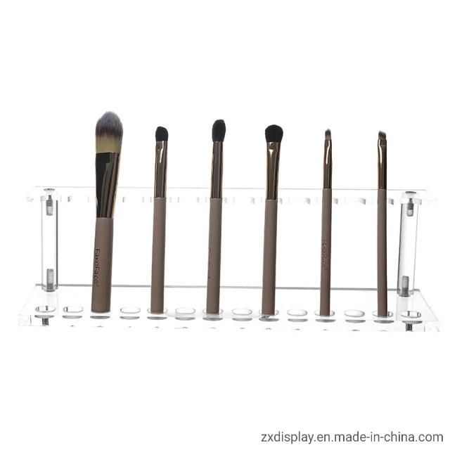 Non-Toxic Transparent Acrylic Makeup Brush Eye Shadow Brush Display Stand