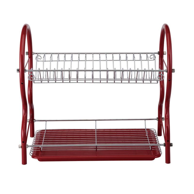 Worlde Metal Stand Dish Display Shelf for Kitchen