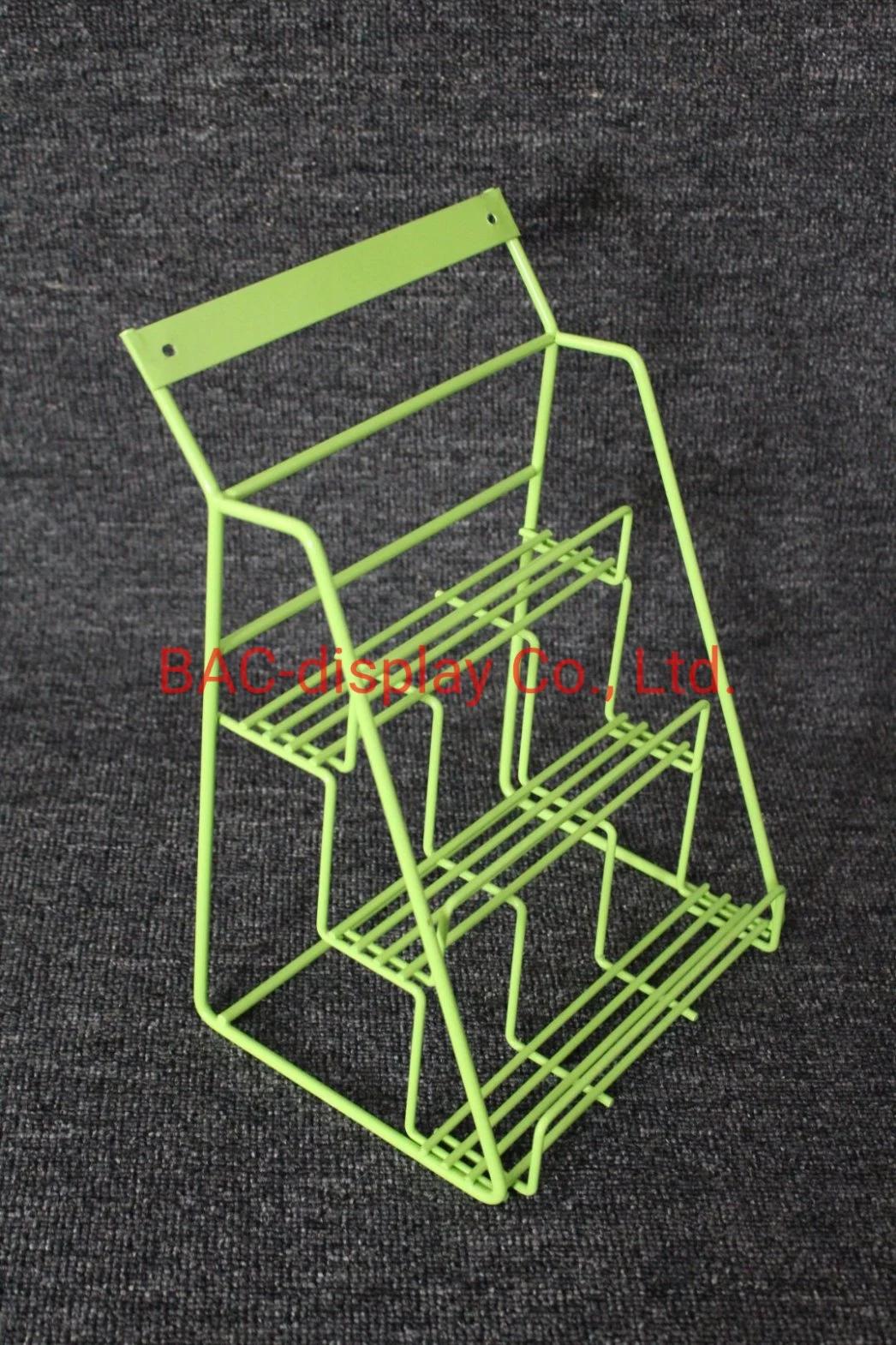 Supermarket Chic Small Countertop Metal Wire Snack Shelf Candy Display Rack