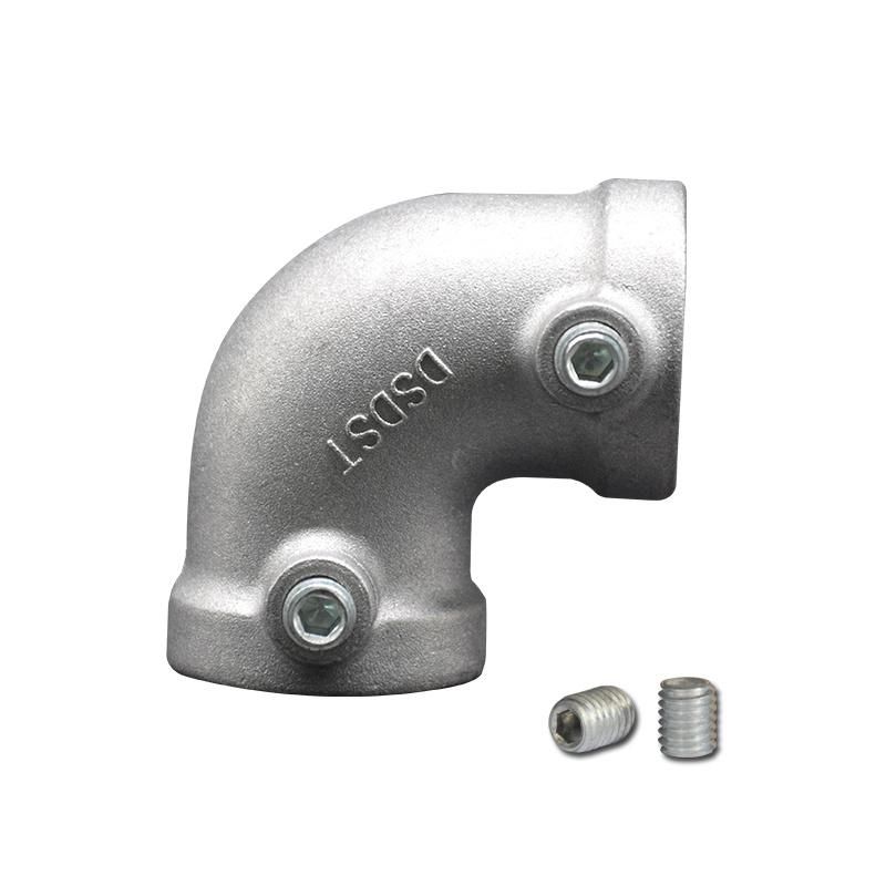 Scaffolding Clamps Handrail Aluminum 90-Degree Elbow Key Clamp 26.9mm 33.4mm for Railing and Handrail Fittings