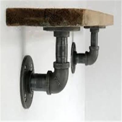 Floating Shelf Brackets Industrial Pipe Bracket for Floating Shelves for Farmhouse Home Decor