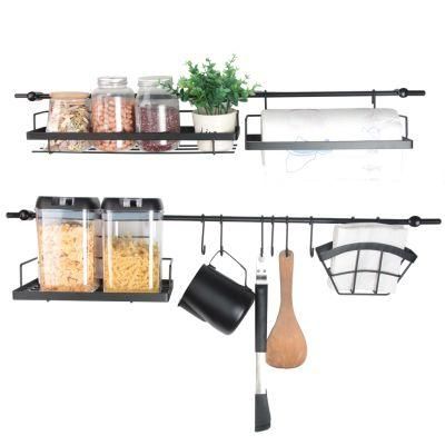 16PCS Kitchen Wall Mount Storage/Spice /Kitchen /Hanging/ Rack