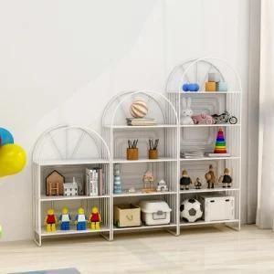 5 Tier Ladder Shelf Home Furniture Display Decoration Toy Rack and Metal Bookshelf Storage Rack