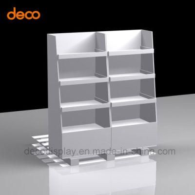 Cardboard Retail Display Stand Floor Display Rack for Supermarket