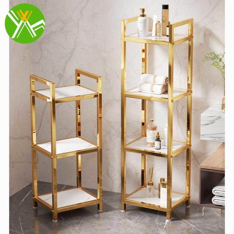 Multifunctional Toilet Rack Bathroom Shelf Luxury Storage Rack Bathroom for Bathroom Decoration