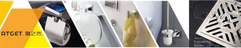 SS304 Toilet Bathroom Accessories with Towel Bar/Brushed Holder/Soap Dish/Robe Hook