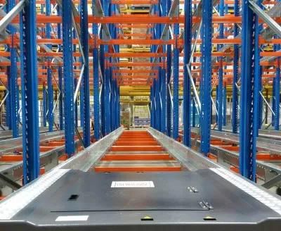 Automation Racking System Radio Shuttle Warehouse High Tech Shelving Radio Shuttle Pallet Racking