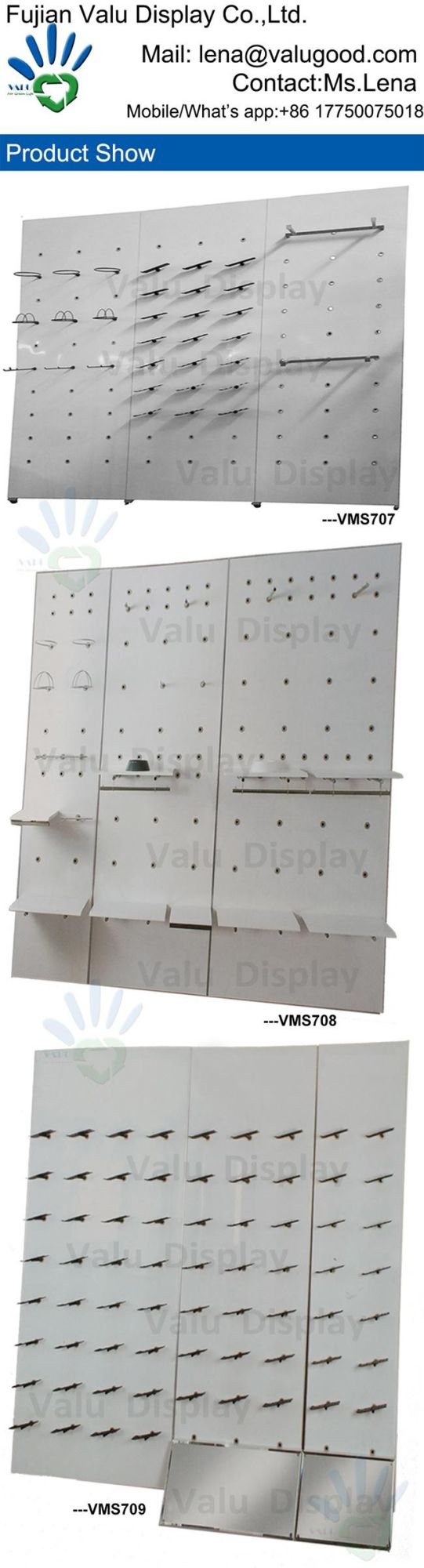 Display Rack Wall Mounted Shoes Rack Shelf Shoes Display Rack