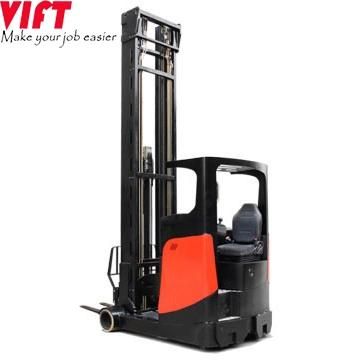 High Quality Electric Reach Truck 1.5ton for Narrow Aisle Racking Shelves