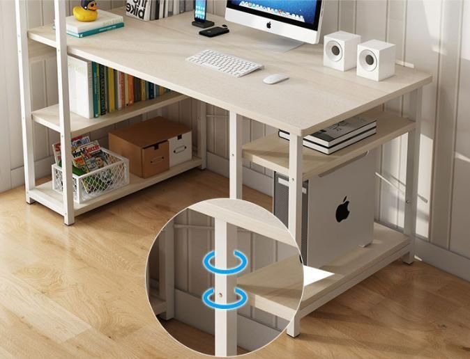 Simple Style Bookshelf Computer Desk Combination