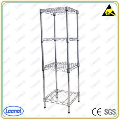 Leenol Industrial Light Duty Chromed Wire Shelf Storage