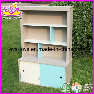 Best Seller Children Furniture Wooden Bookcase, for Age 3+ (W08D013)