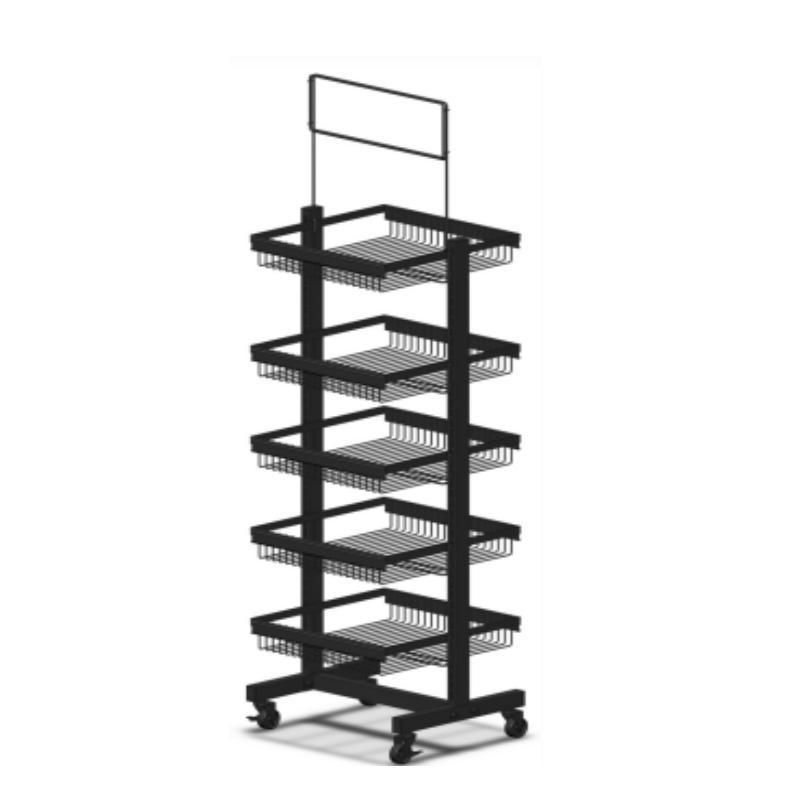 Qcr-6L Retail Store Fixture Supermarket Retail Shelving and Racks