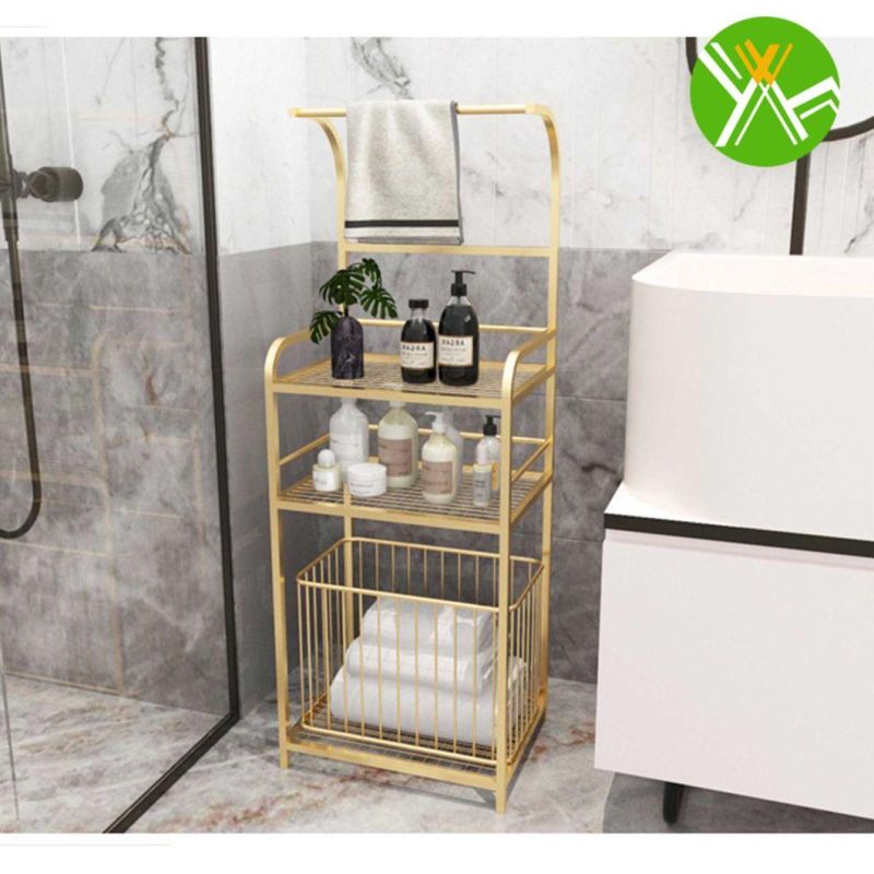 Multifunctional Bathroom Towel Bar Rack Luxury Bathroom Towel Racks for Bathroom Decoration