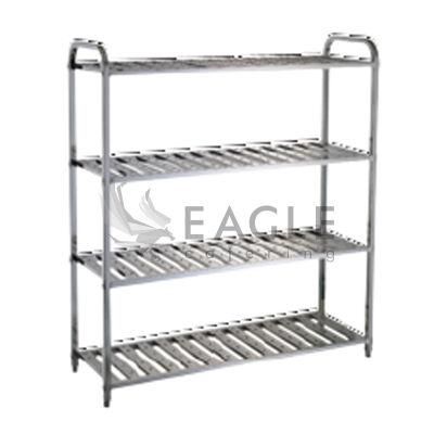 4 Layers Stainless Steel Ladder Type Storage Rack