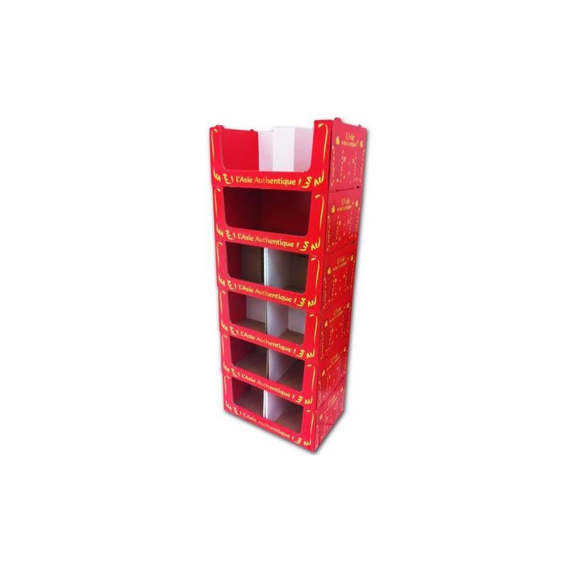 Custom Design Printed Candy Drink Cosmetic Display Stand for Promotion