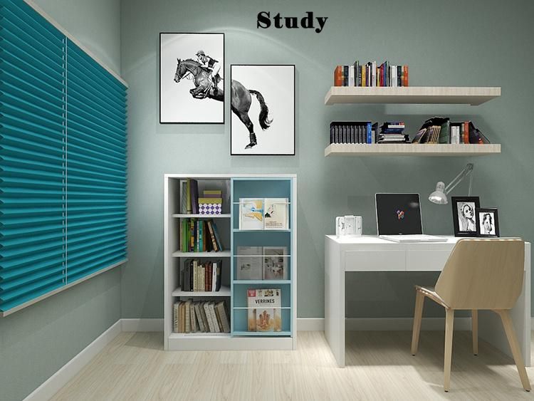 Children′ S Furniture Metal Bookcase Shelf for Kids Easy Organization