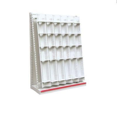 Multi-Layer Single-Sided Supermarket Bookstore Metal Book Shelves Book Display Rack