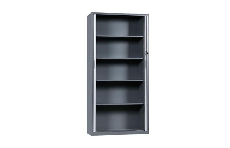 High Quality 4 Shelve Tambour Door File Cabinet Large Storage Cupboard