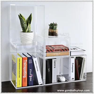 A5+A4+Other Size Acrylic Set Book Rack for Holding Books and Other Office Supplies