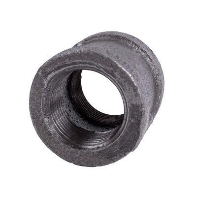 Cast Wrought Iron Coupling Pipe Fitting Nipple for DIY Antique Rustic Pipe Shelf Bookcase