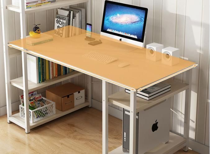 Simple Style Bookshelf Computer Desk Combination