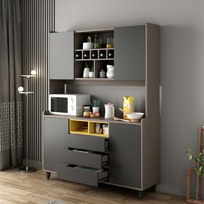 Modern Wooden MDF Closet Furniture Bedroom Wardrobe Display Cabinet Bookcase