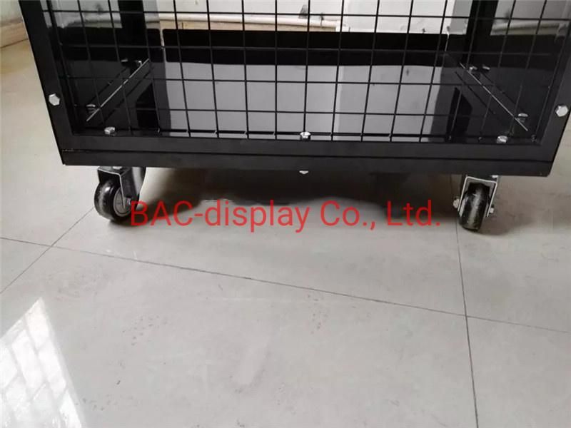 Personalized 3-Layer Metal Floor Commercial Batteries Display Automotive Car Battery Storage Rack