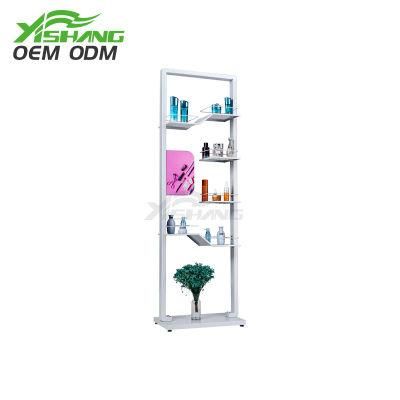 Custom Design Makeup Cosmetic Shelves Display Rack