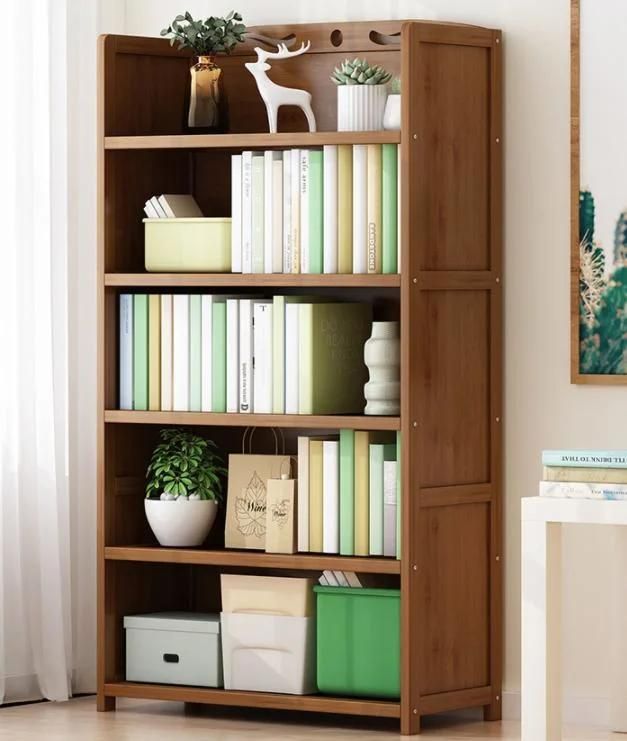 Shelf Floor Solid Wood Children′ S Simple Bookcase