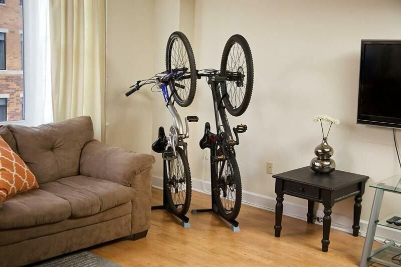 Bicycle Vertical Parking Rack, Portable, Back-to-Back Bracket, Convenient Parking Rack