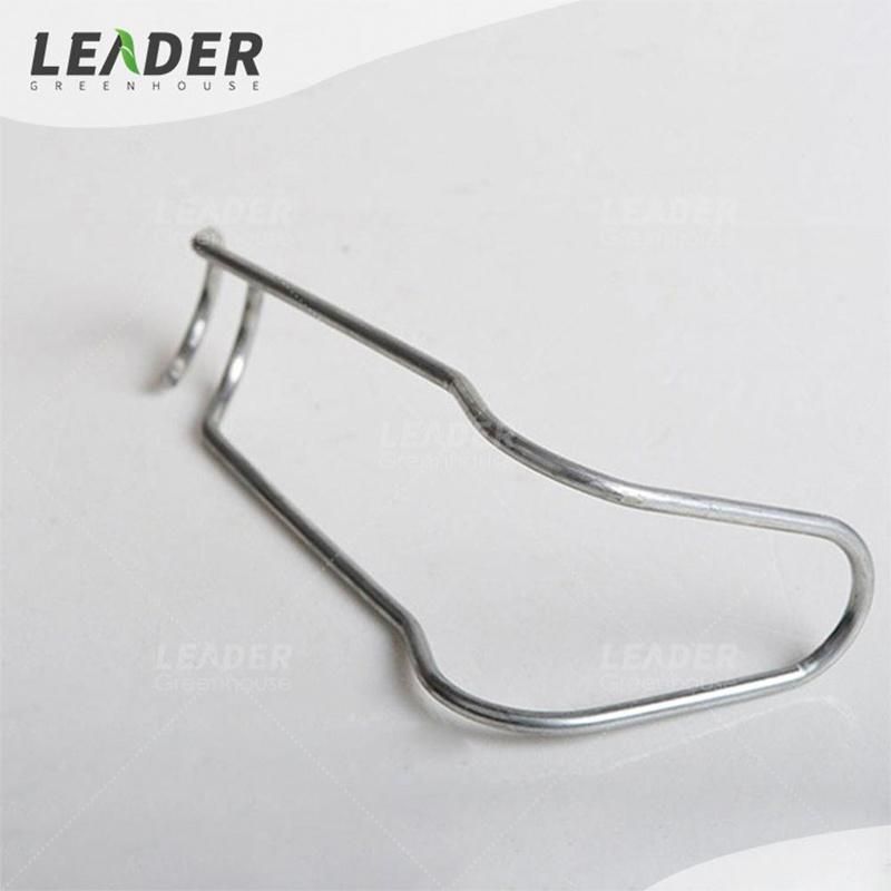 Garden Pipe Support Steel Wire Clip for 20/22/25/32mm Pipe Shelf Frame Connector Greenhouse Spring Wire Clip Fixing Clamp